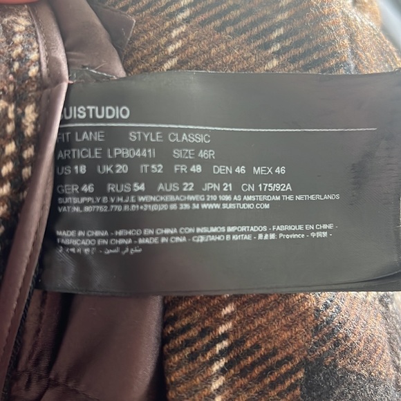 🔹 Suistudio Cecile Plaid Trouser Pant - Picture 4 of 6